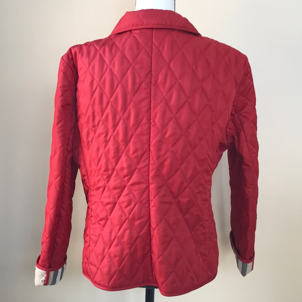 Burberry Red Diamond Quilted Jacket - Picture 3 of 11